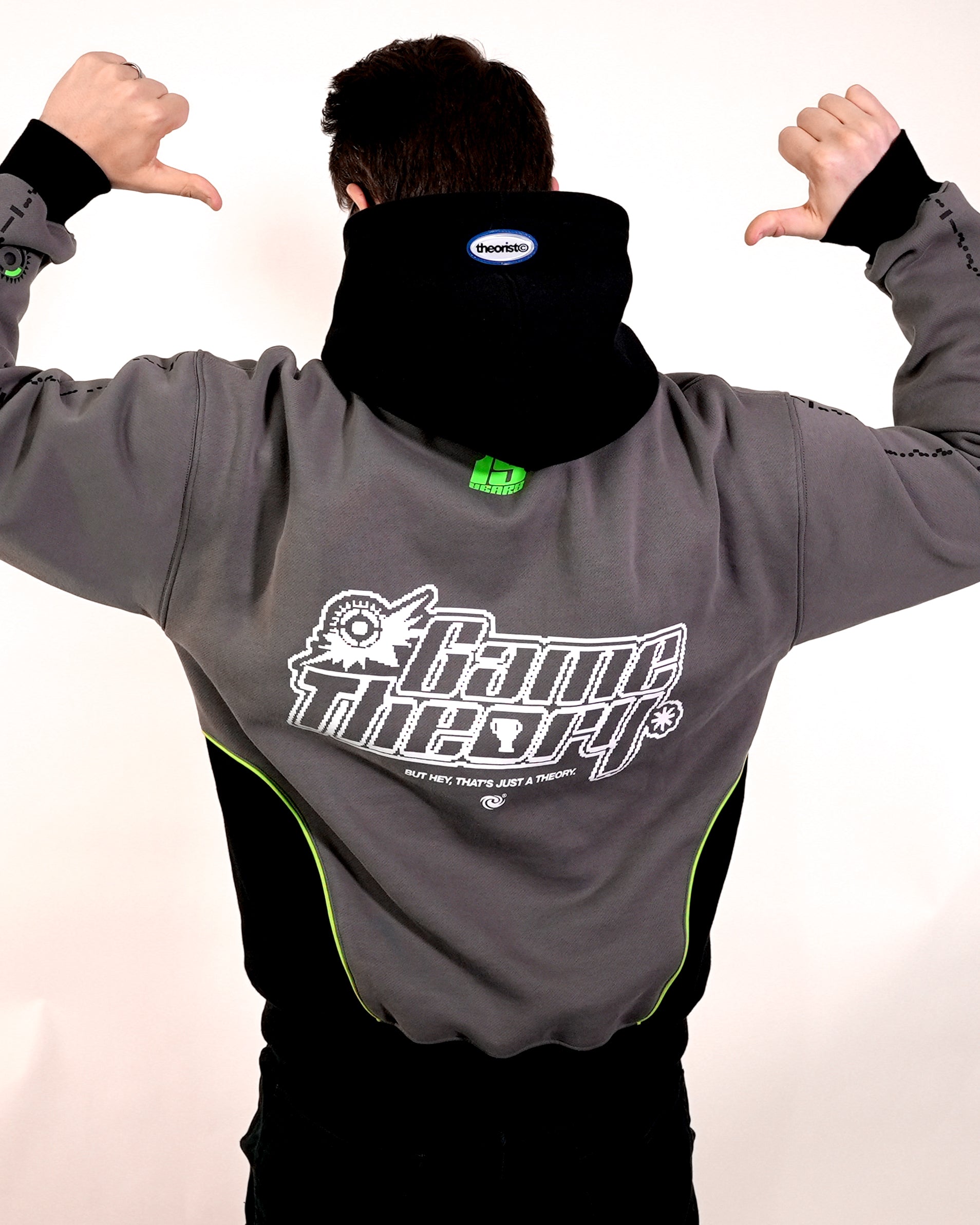 theory project パーカー THEORIES HAND OF THEORIES PULLOVER HOODIE / BLACK （セオリーズ