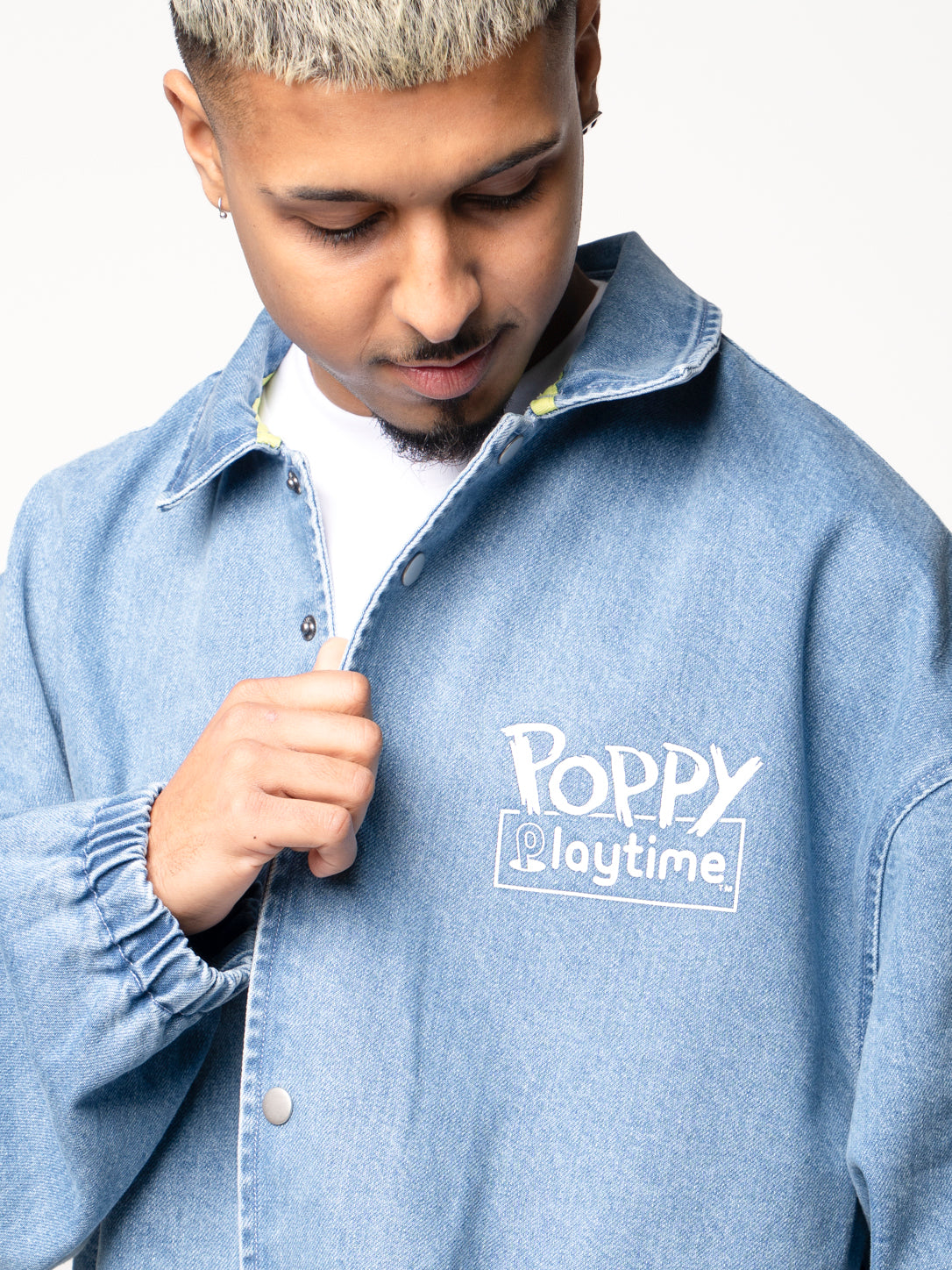POPPY PLAYTIME™ TV PIXEL DENIM JACKET