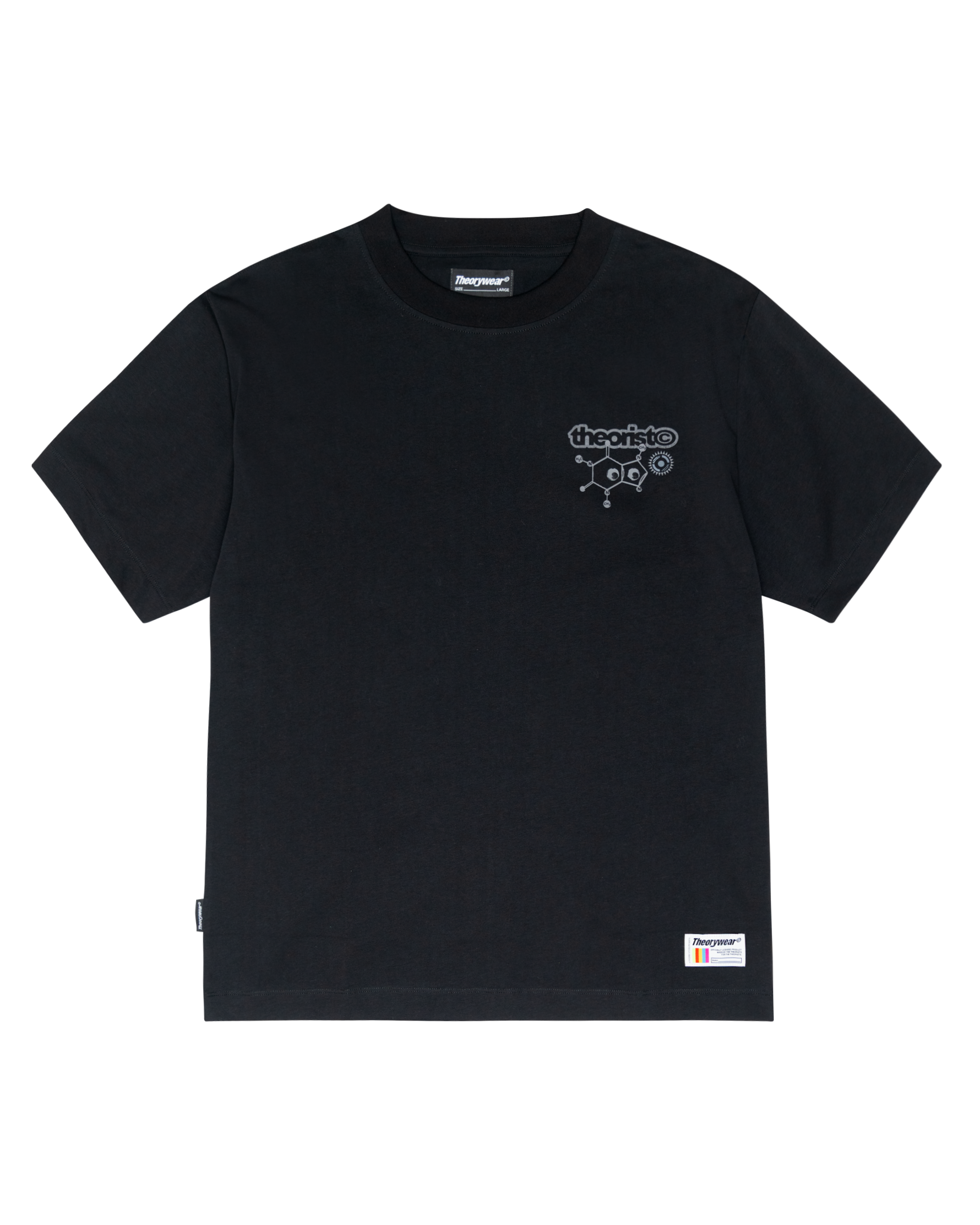 THEORIST© GTLIVE SECRET BLACK TEE