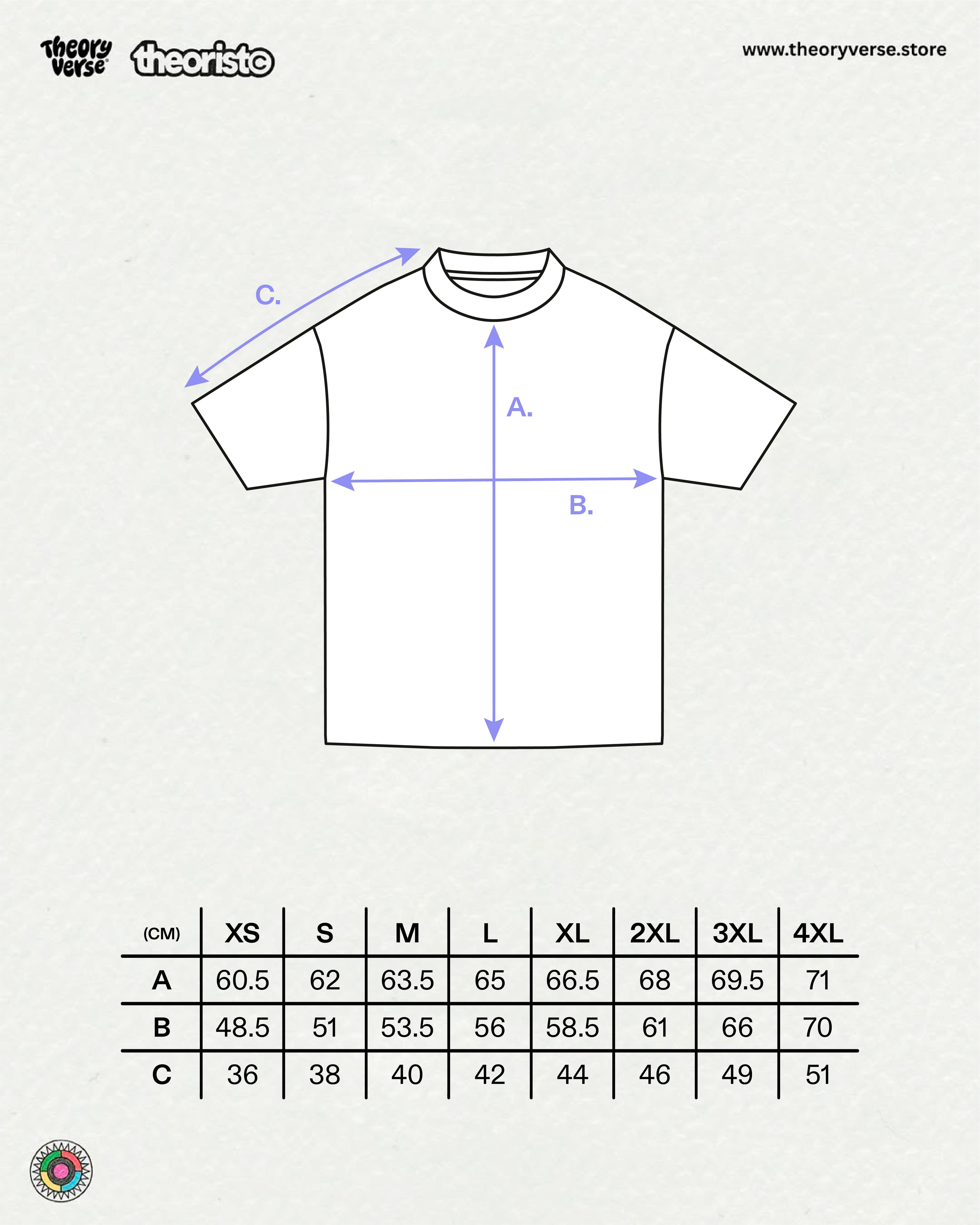 THEORIST© GTLIVE SECRET WHITE TEE