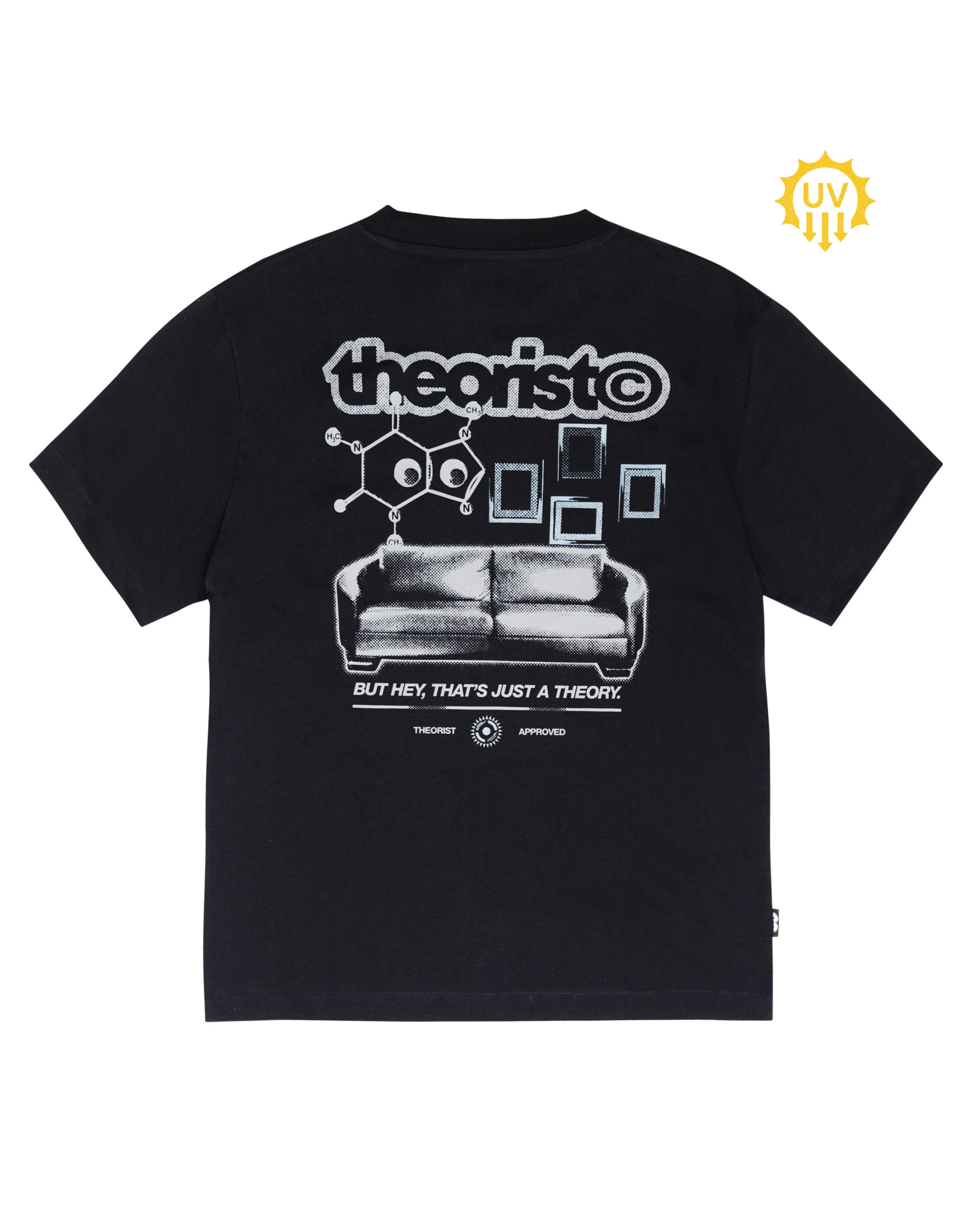 THEORIST© GTLIVE SECRET BLACK TEE