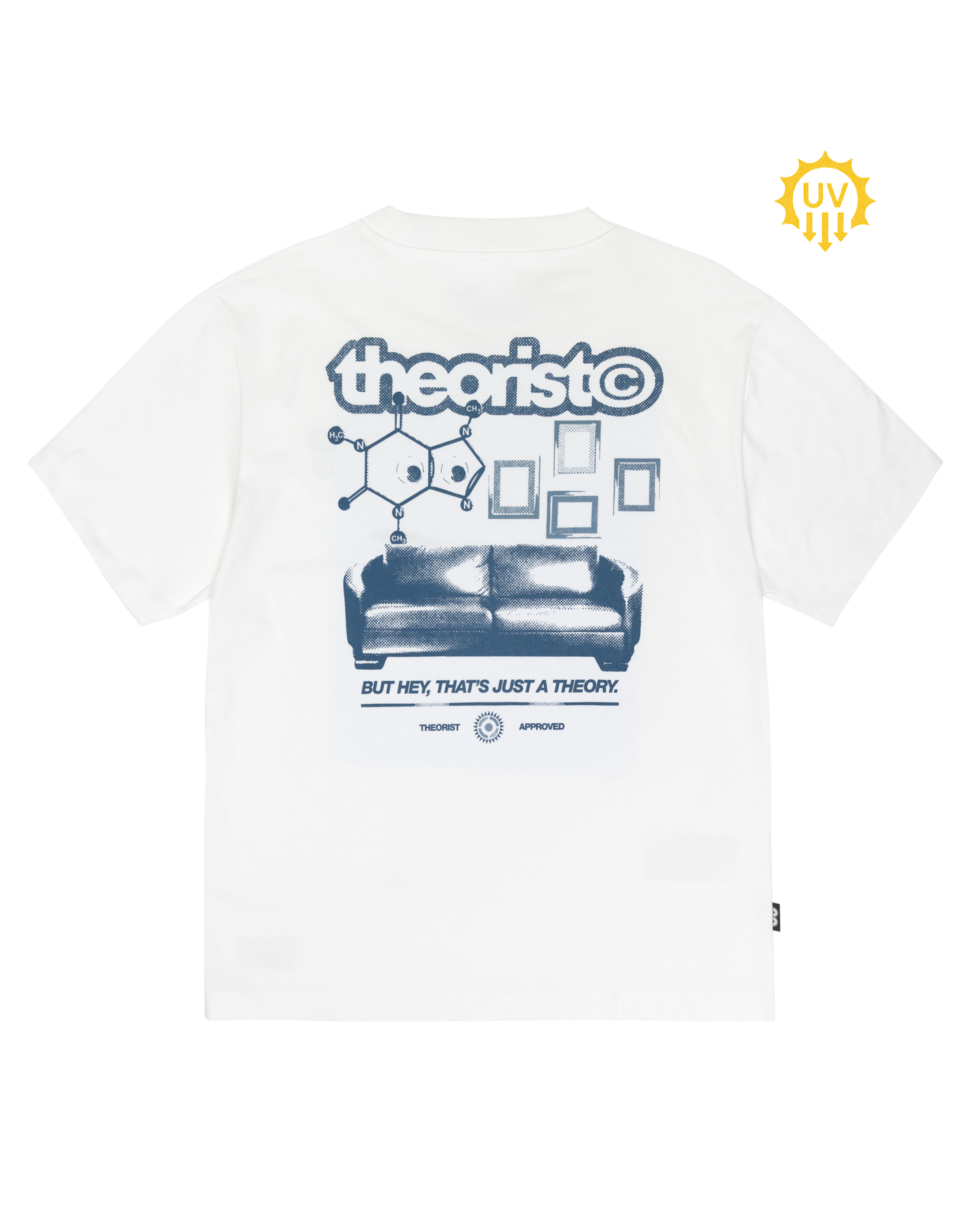 THEORIST© GTLIVE SECRET WHITE TEE